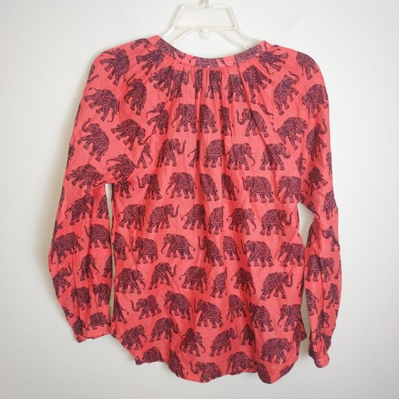 J.Crew Women's Elephant shirt. - Picture 4 of 5